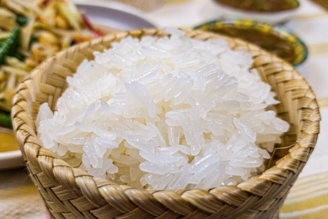 SWEET STICKY RICE.